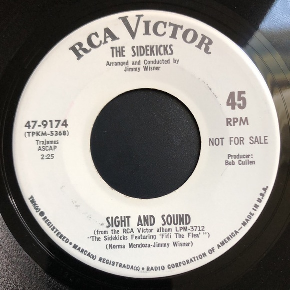 The Sidekicks You Gave Me Somebody To Love Vinyl 45 Record '67 - Picture 5 of 6
